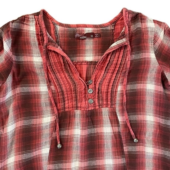 PrAna Red Francine Top, Size XS - Picture 4 of 9